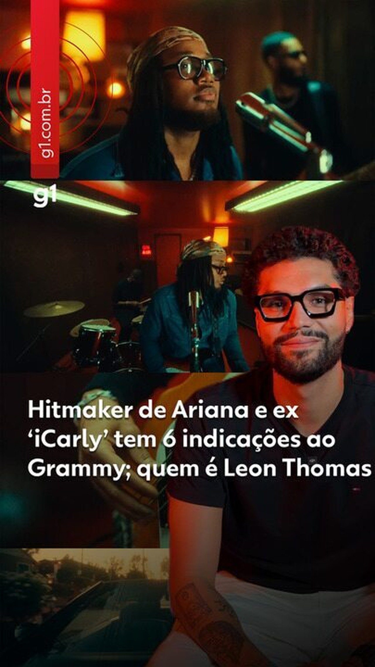 Hitmaker de Ariana, ex-'iCarly' E 'Backyardigans' tem seis indicações ao Grammy; conheça Leon Thomas
