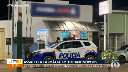 Farmácia é assaltada em Tocantinópolis