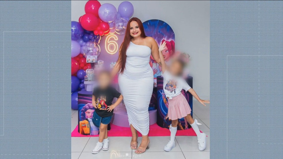 Thamires foi morta com um tiro nas costas — Foto: Reprodução/TV Globo