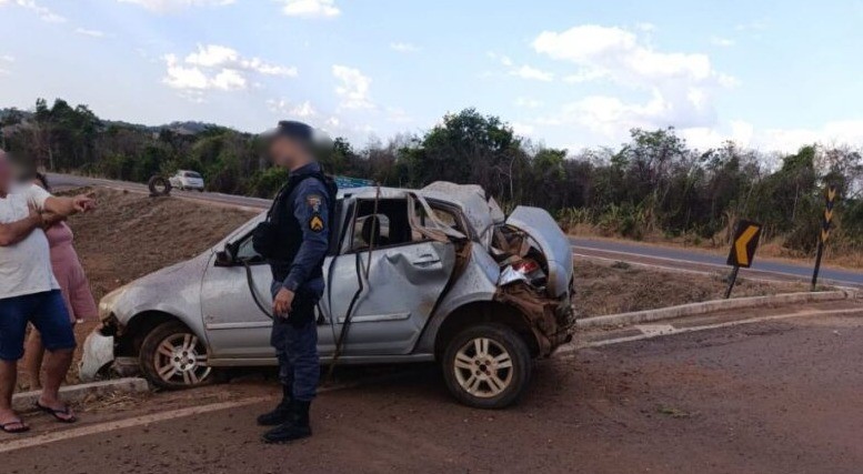 Motorista morre após capotar carro na BR-158 em MT