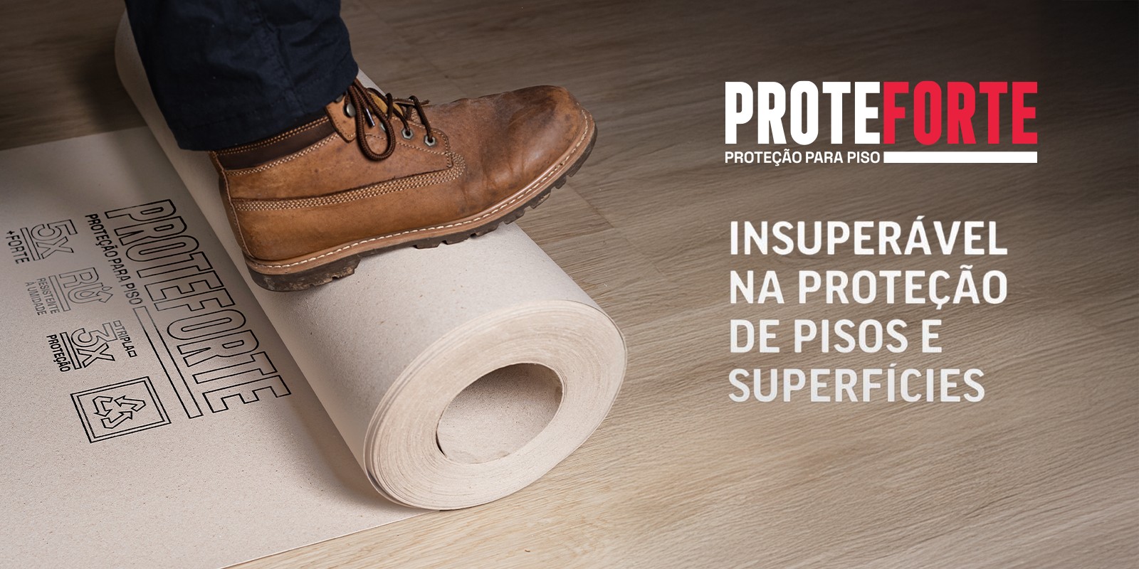 Proteforte revoluciona a proteção de pisos na obra com tecnologia exclusiva