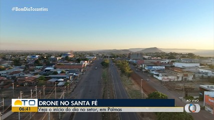 Confira imagens aéreas do setor Santa Fé