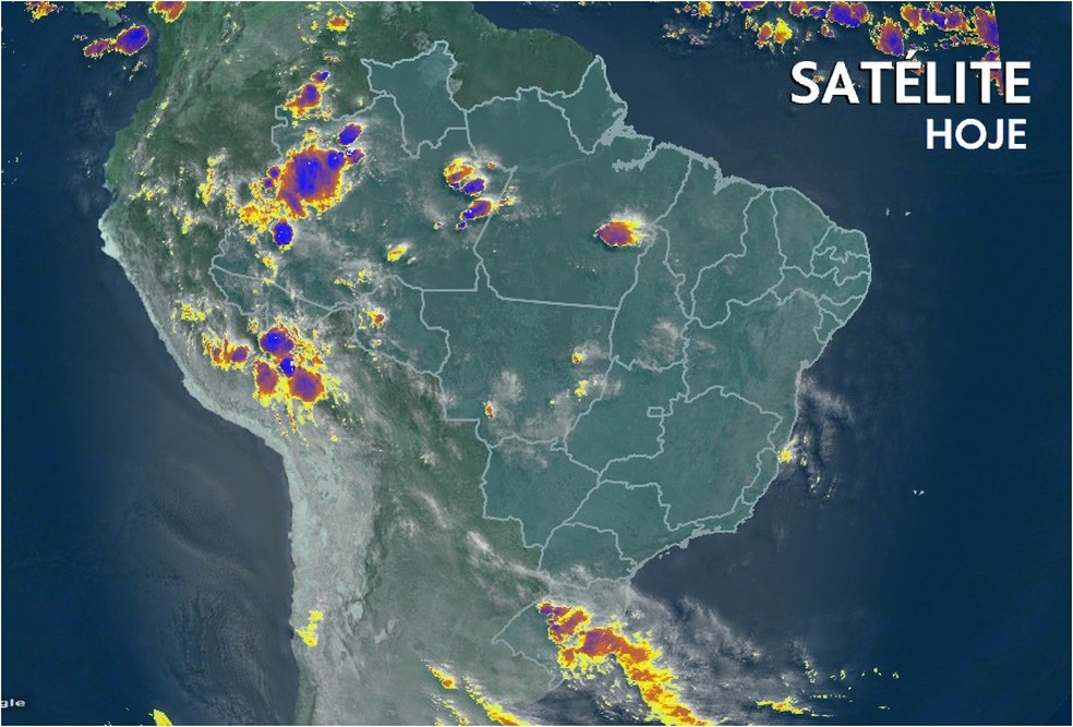Previsão do tempo para sexta-feira, 04/10/2019, Brasil