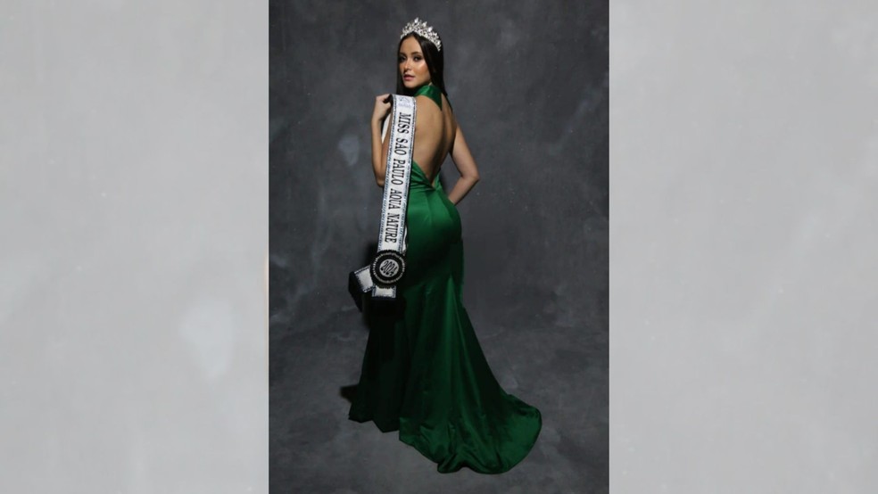 Miss São Paulo ficou em 2º lugar no concurso nacional — Foto: Vanderleia Macalossi/Teatro Bolshoi