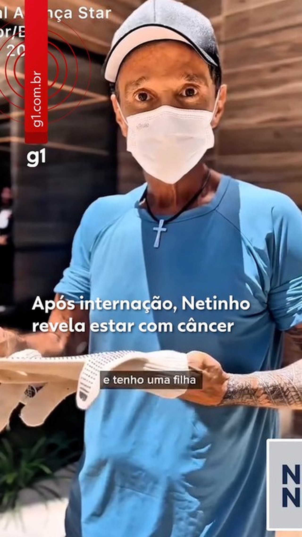 Cantor Netinho revela que está com com câncer do sistema linfático