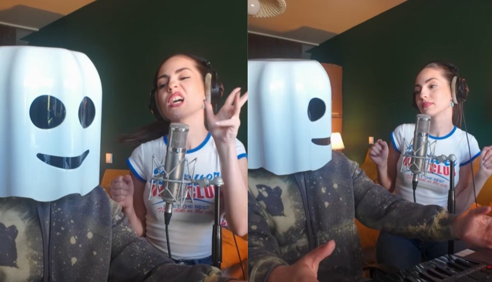 Vídeo de 'Dame Un Grrr', de Fantomel e Kate Linn, no TikTok — Foto: Reprodução/TikTok