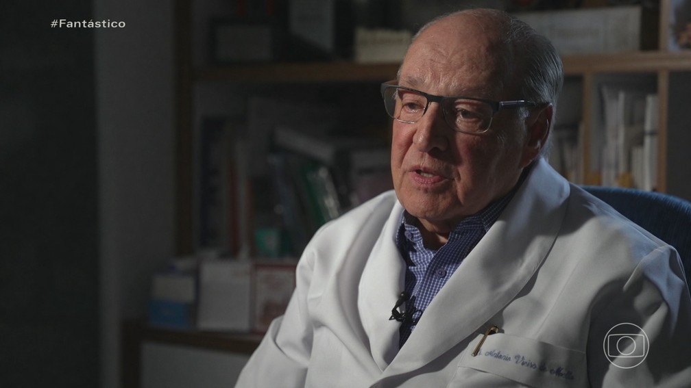 Cirurgião vascular Antônio Vieira de Melo — Foto: Fantástico/ Reprodução