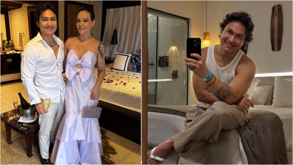 Aduílio Mendes e companheira, Renata Máia, sofreram acidente na BR-101 nesta terça-feira (3) — Foto: Reprodução