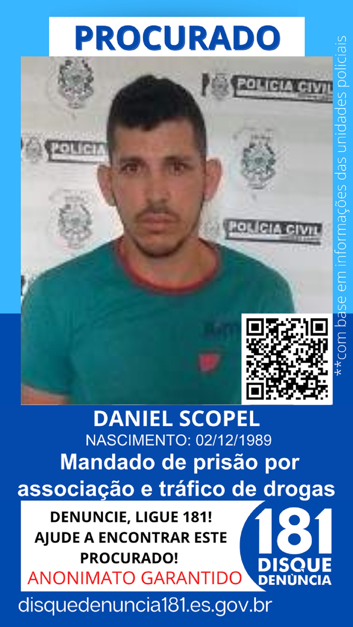 Foragido do ES há 4 anos é preso com nome falso no interior de MG