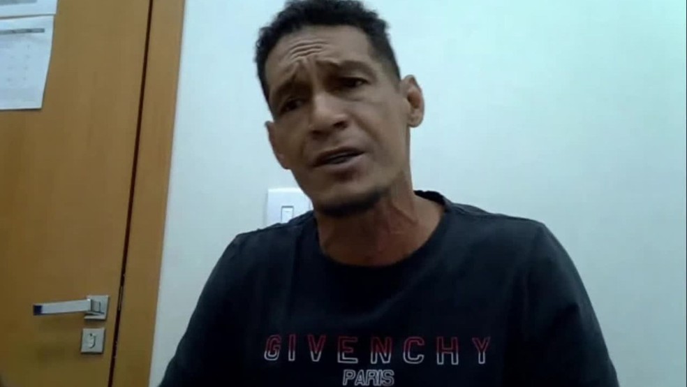 Depoimento de plantonista suspeito de matar paciente com esquizofrenia em Cuiabá — Foto: Reprodução