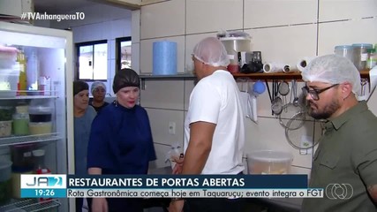Rota Gastronômica começa em Taquaruçu como parte do Festival Gastronômico
