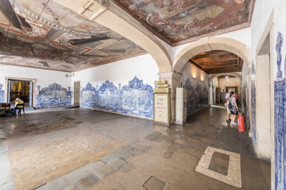 Azulejos portugueses na Igreja e Convento de São Francisco, em Salvador — Foto: Fábio Marconi/Divulgação PMS