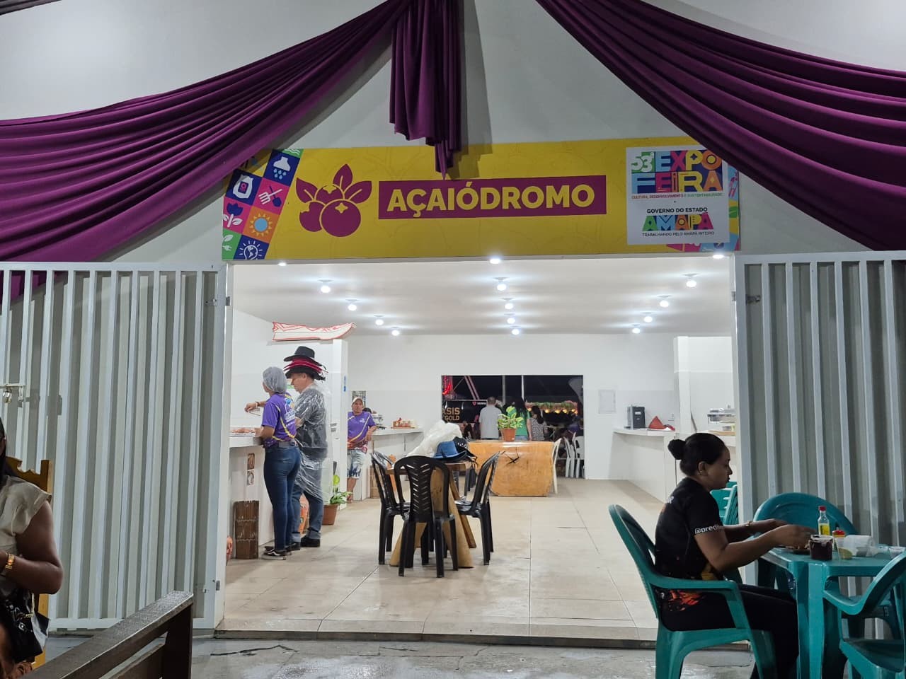 
‘Açaiódromo’: visitantes da Expofeira do Amapá encontram açaí à venda até de madrugada