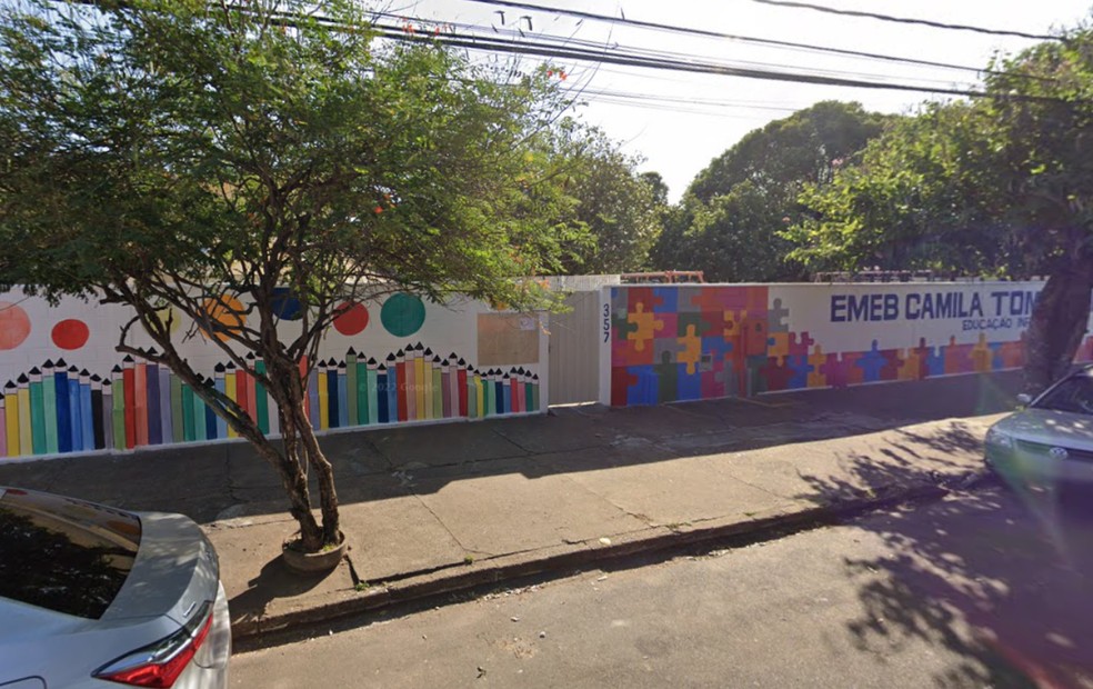 Creche EMEB Camila Tomashinsky, em Araçatuba (SP) — Foto: Reprodução/Google Maps