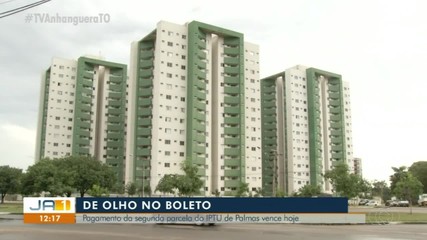 Segunda parcela do IPTU de Palmas vence nest segunda-feira (15)