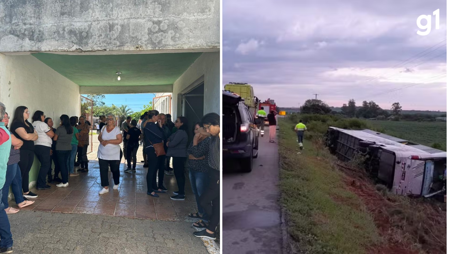Enterradas vítimas de acidente com ônibus que tombou na BR-116, em Pelotas