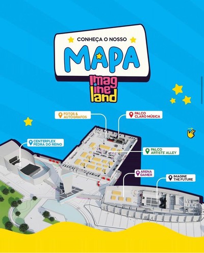 Imagineland': confira mapa do evento que acontece em João Pessoa este fim  de semana, Paraíba