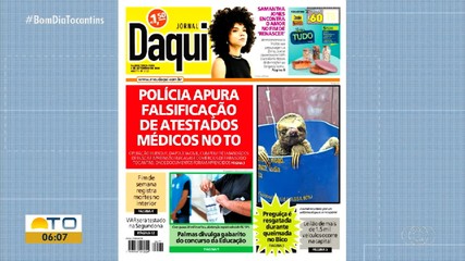 Veja os destaques do Jornal Daqui