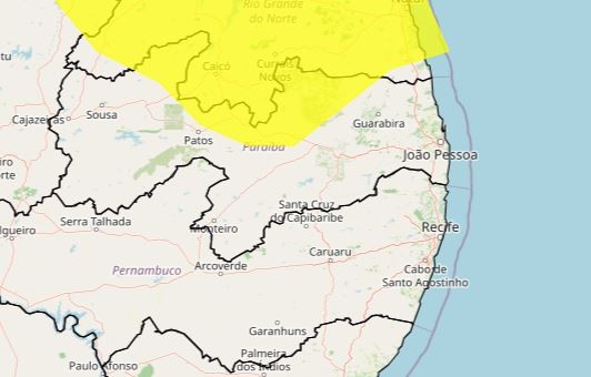Inmet divulga alerta de vendaval para 50 cidades da Paraíba; saiba como se proteger