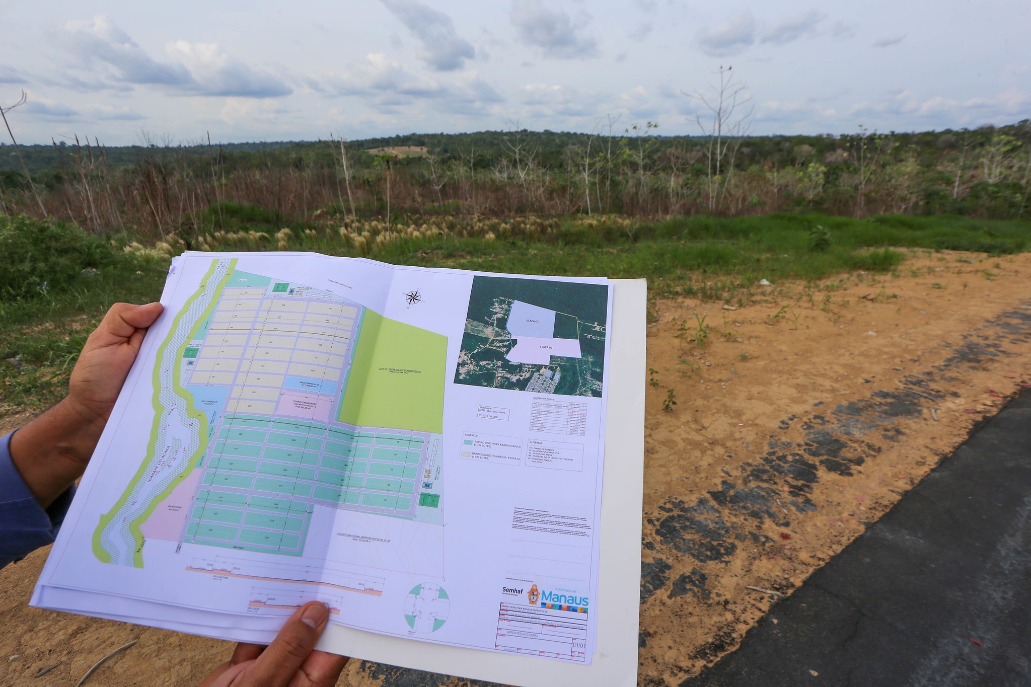 Programa 'Manaus Minha Terra' oferece mais de 3,5 mil lotes em novo bairro planejado; saiba como se inscrever