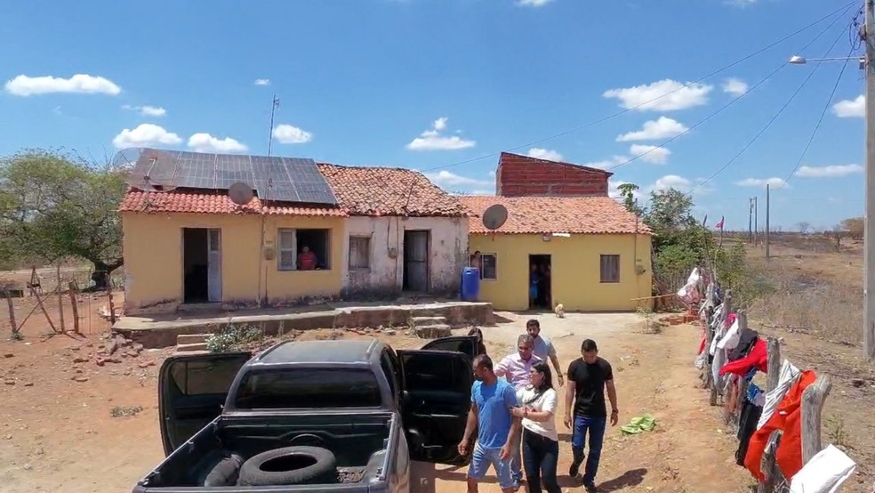 O agricultor foi capturado pelo crime de homicídio qualificado, na zona rural do município de Acopiara, no Ceará. — Foto: Reprodução