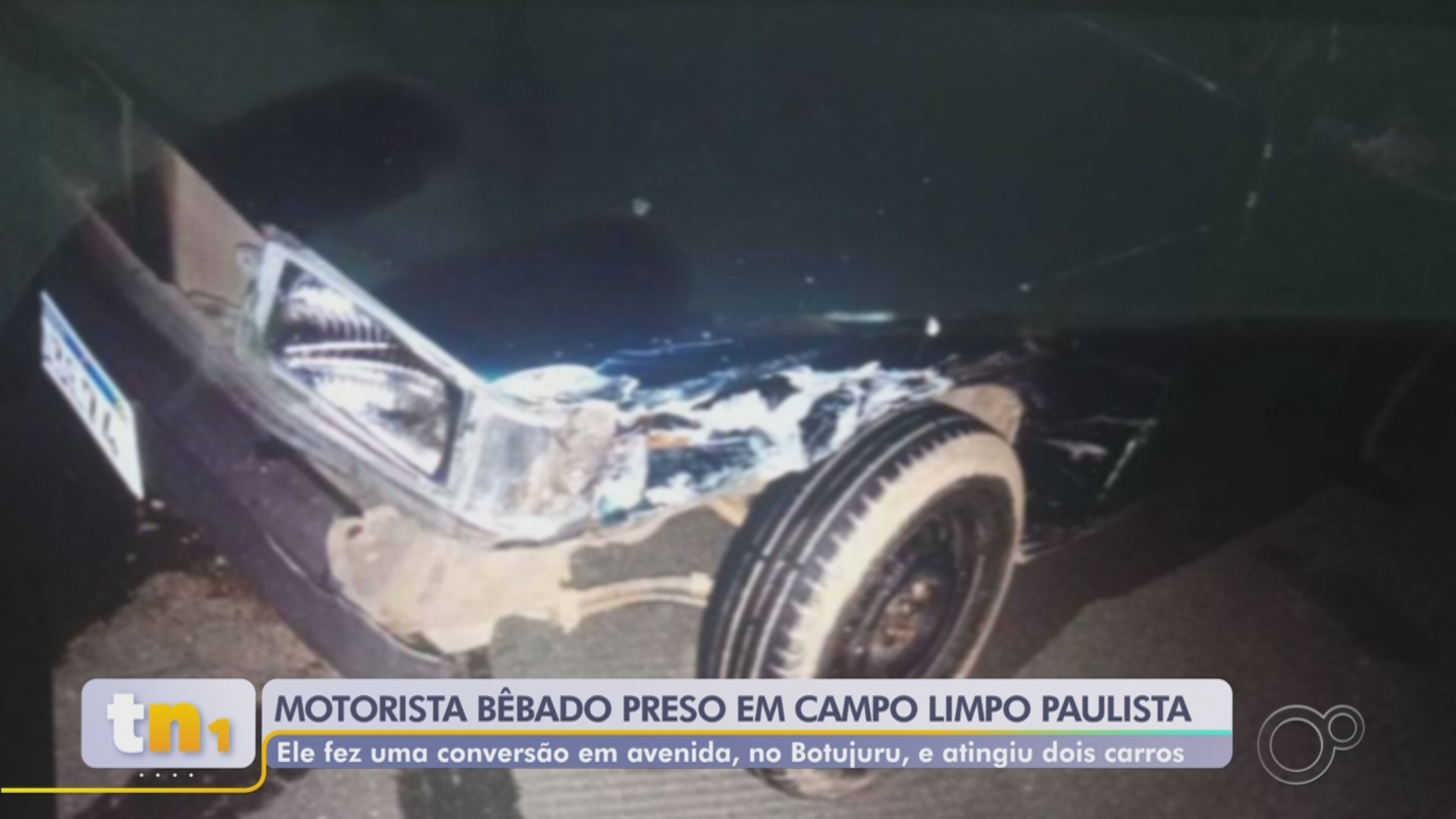 Homem com CNH vencida é preso por dirigir bêbado e bater em dois carros no interior de SP