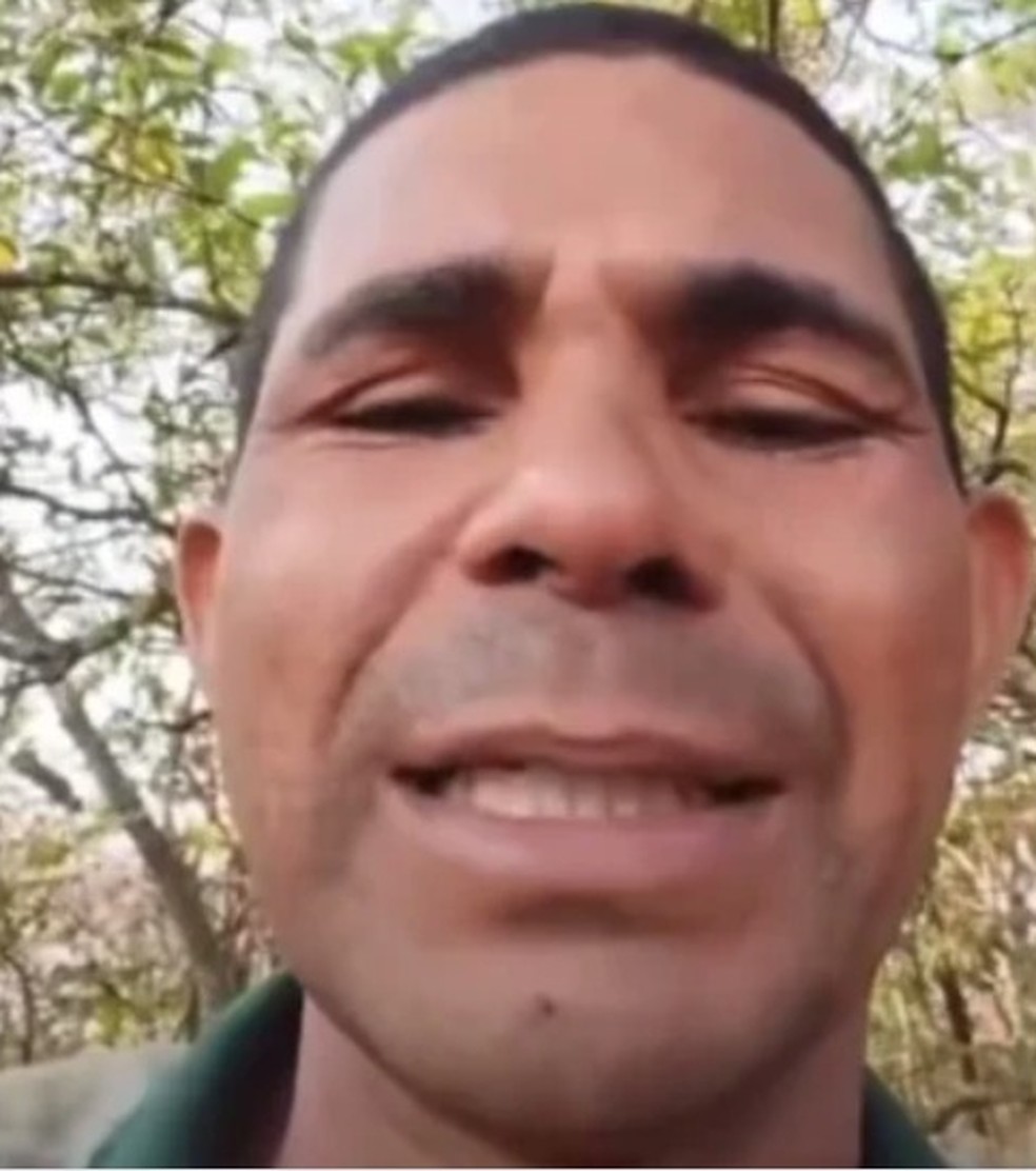 Valdinei da Silva Santos, suspeito de matar e incendiar os corpos de Gleiciane de Souza e Vanderson Alves Fichio  Foto: Reproduo
