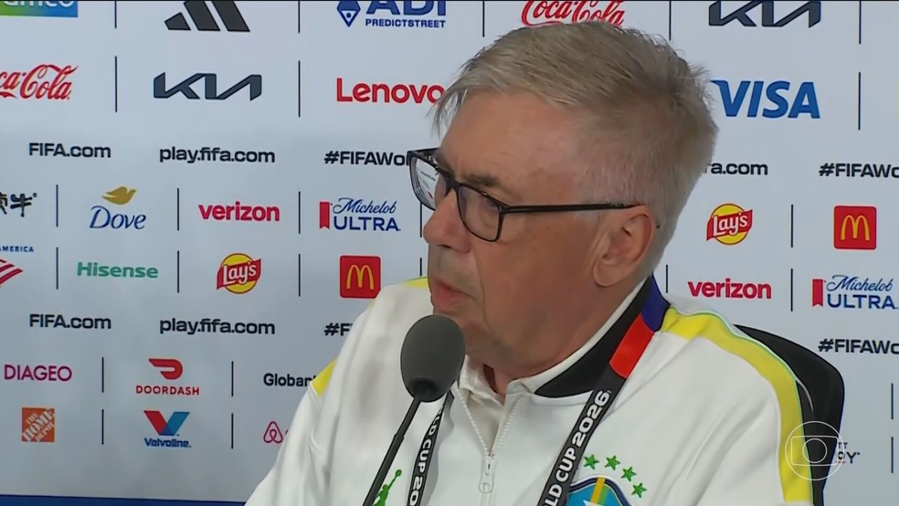 Ancelotti — Foto: Reprodução/TV Globo