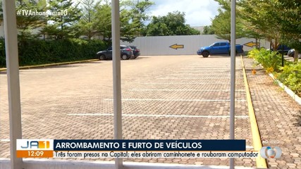 Três pessoas são presas suspeitas de roubar veículos em Palmas