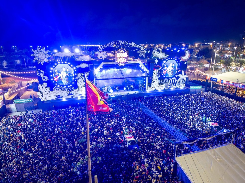 Arraiá do Povo em Aracaju 2025. — Foto: Seco Governo de Sergipe