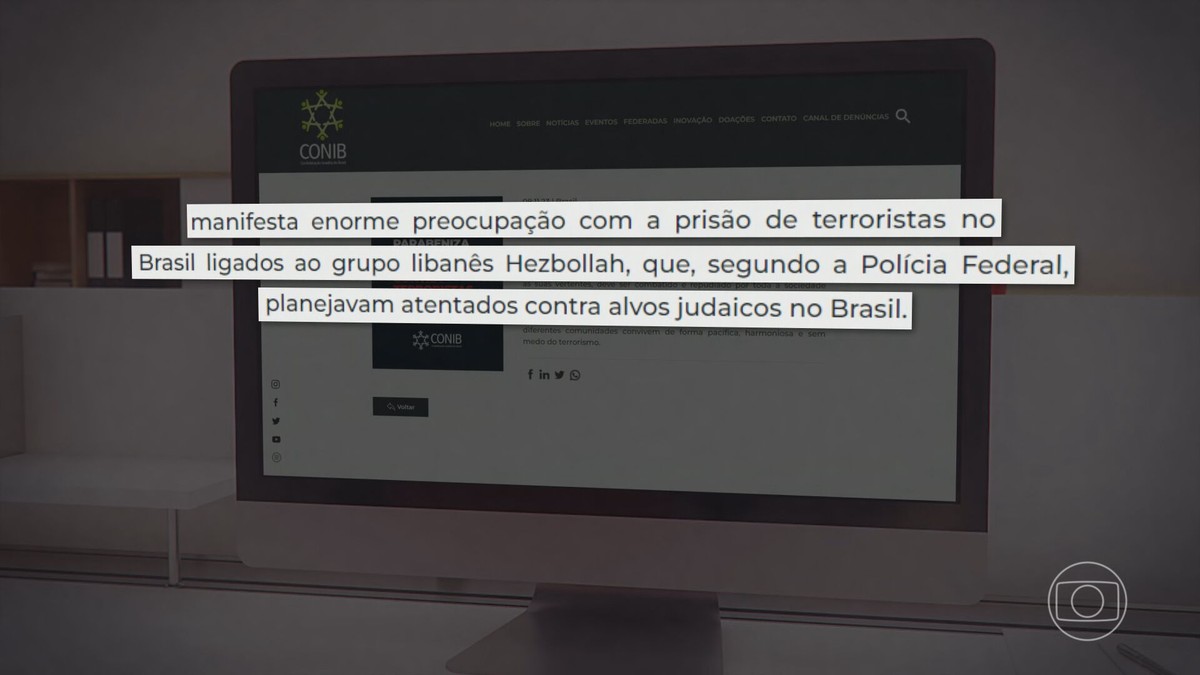 Confederação Israelita do Brasil se manifesta após prisão de suspeitos terroristas; Barroso e Pacheco também repercutem operação