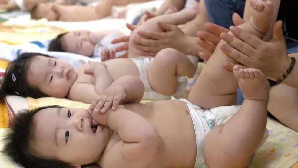 A Coreia do Sul tem uma das taxas de natalidade mais baixas do mundo — Foto: Getty Images