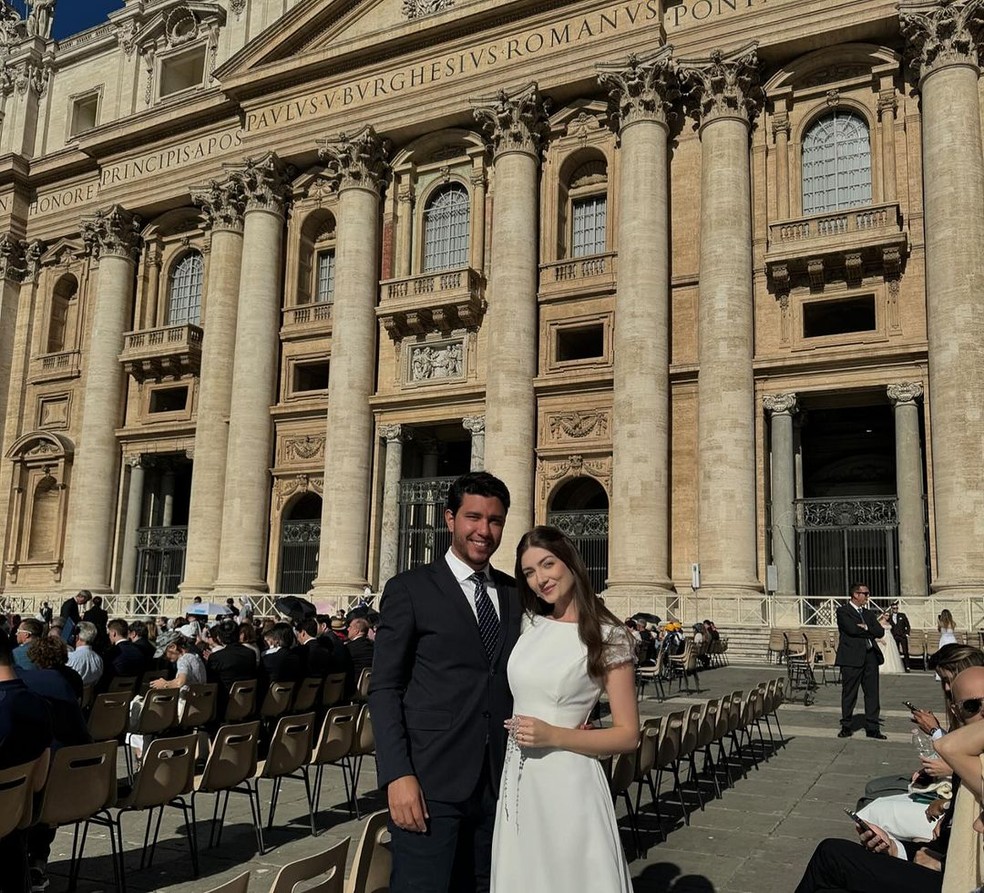 Renato Lopes de Paula, de 35 anos, e Alana Sheid Rossato, de 27 anos — Foto: Alana Sheid Rossato/Redes Sociais