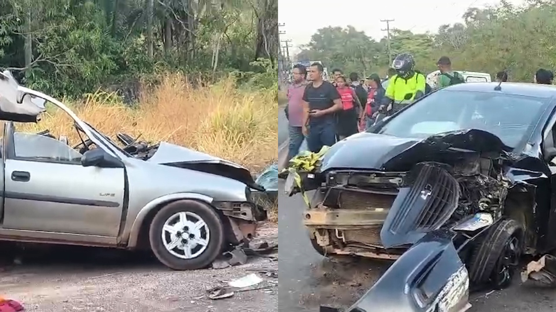 Acidente entre dois veículos deixa motorista preso às ferragens na BR-135 em São Luís