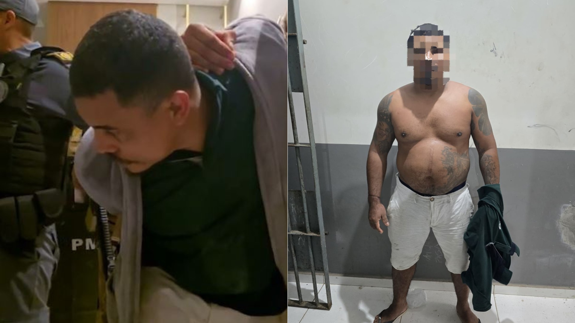 VÍDEO: Foragido da Justiça faz família refém, atira contra PM e é preso após 6h de negociação na baixada maranhense