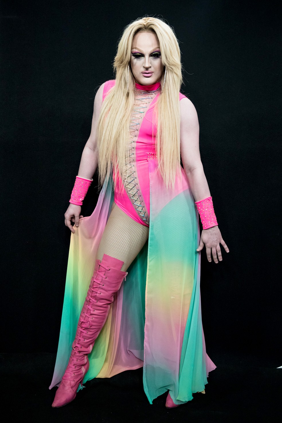 Quadro Serie Pose Drag Queen Travesti Lgbt Queer Gay