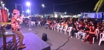 Mução no palco com o estande completamente lotado — Foto: Divulgação/Sistema Fecomércio AC