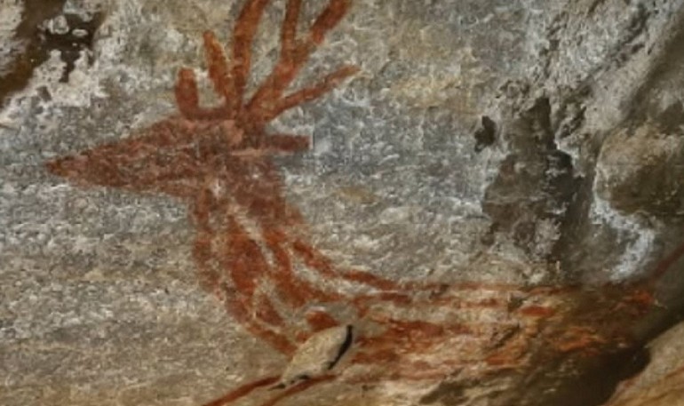 Pinturas rupestres são vandalizadas por pichadores no Parque Nacional da Serra do Sipó