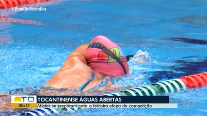 Atletas se preparam para a 3ª edição do Campeonato Tocantinense de Águas Abertas
