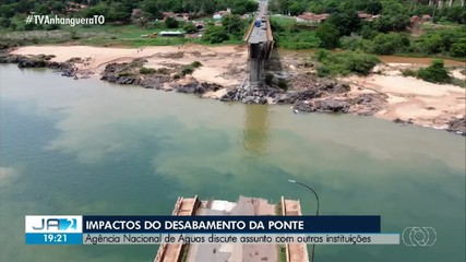 Reunião discute próximos passos de órgãos após queda de ponte entre TO e MA