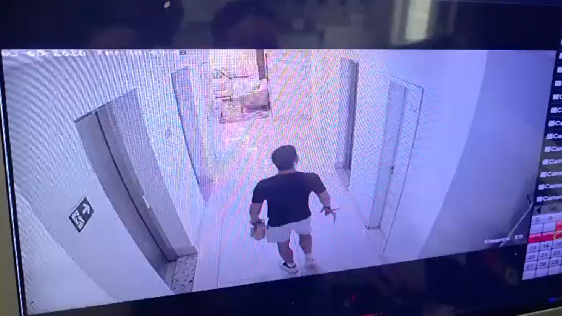VÍDEO: Imagens mostram médico em saguão antes de escalar prédio e invadir apartamento da ex em Bauru
