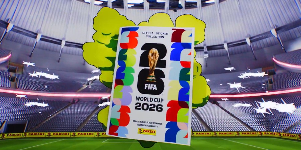 Álbum da Copa do Mundo 2026 da Panini. — Foto: Reprodução/Panini