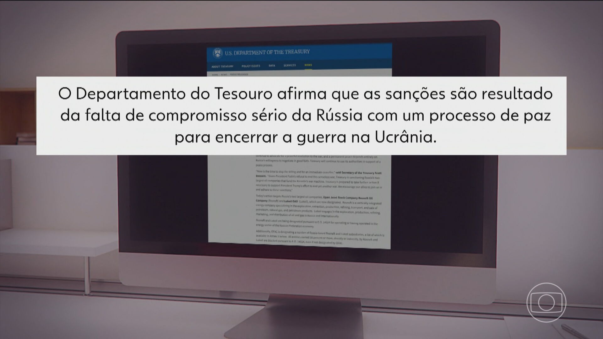 EUA anunciam novas sanções a empresas da Rússia para pressionar por cessar-fogo com a Ucrânia