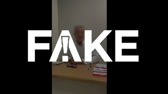 É #FAKE vídeo em que autor nega aumento de casos de Covid-19