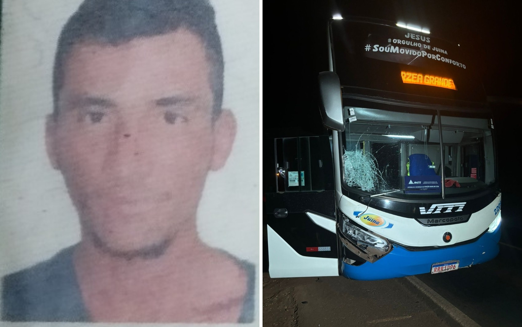 Servente de pedreiro morre após ser atropelado por ônibus em rodovia de Goiás
