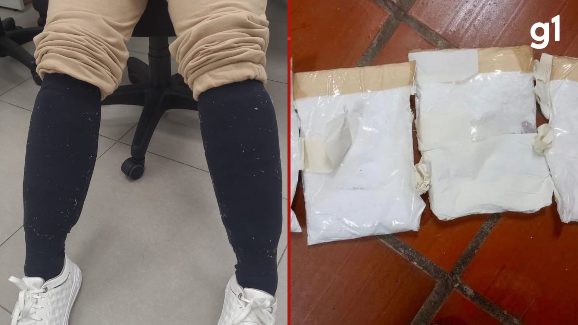 Prisão de casal com cocaína escondida em meia no RS levou à investigação de tráfico internacional por aeroportos