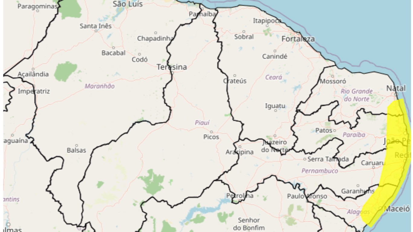 Alerta de chuvas: 12 cidades do interior são notificadas, confira lista