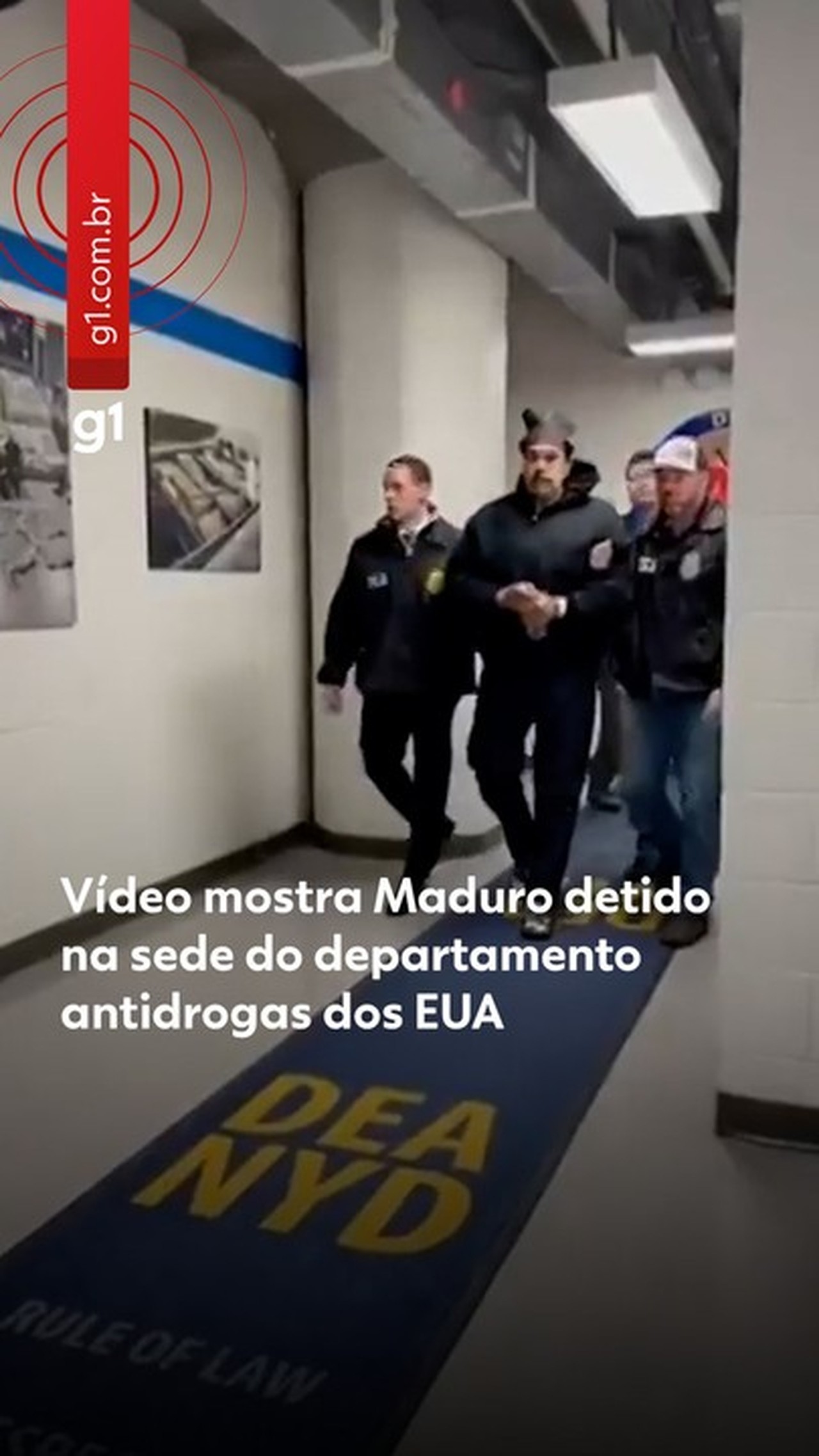 VÍDEO mostra Nicolás Maduro caminhando em sede da agência antidrogas dos EUA; assista