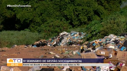 Seminário de gestão socioambiental discute formas de acabar com lixões no Tocantins