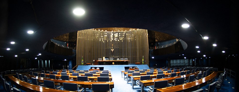 Possíveis impeachments de ministros do STF são decididos pelo Senado. — Foto: Saulo Cruz/Agência Senado